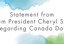 State from Interim President Canada Day