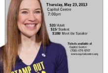 Clara Hughes Celebrity Speaker Event Poster