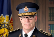Ontario Provincial Police Commissioner J.V.N (Vince) Hawkes portrait