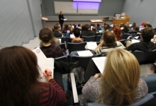 students in lecture hall