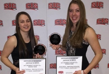 Kaley Tienhaara and Zosia Davis CIS All-Rookie team
