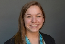 Haleigh Wiggins with medal