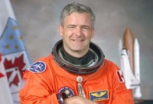 Marc Garneau in space suit