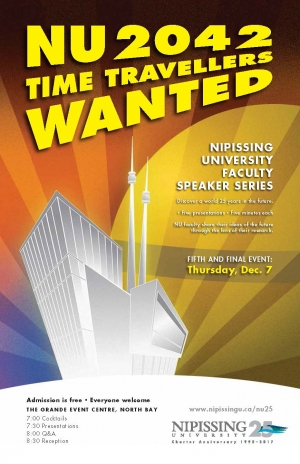 NU 25th Speaker Series 5 Poster