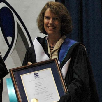 Jane Urquhart with honorary doctorate