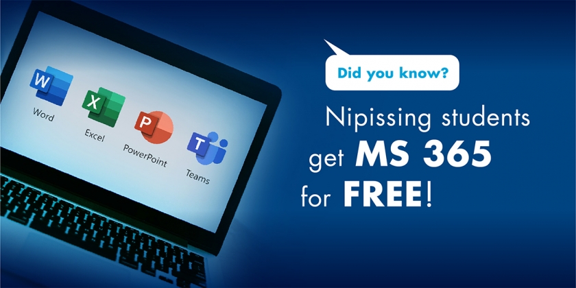 Nipissing Students get MS 365 ror Free