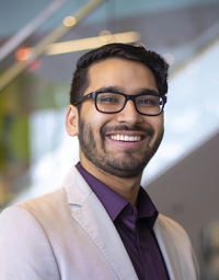 Photo of student leader Armaan Dattani 