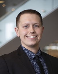 Photo of student leader Kyle Cuthbert